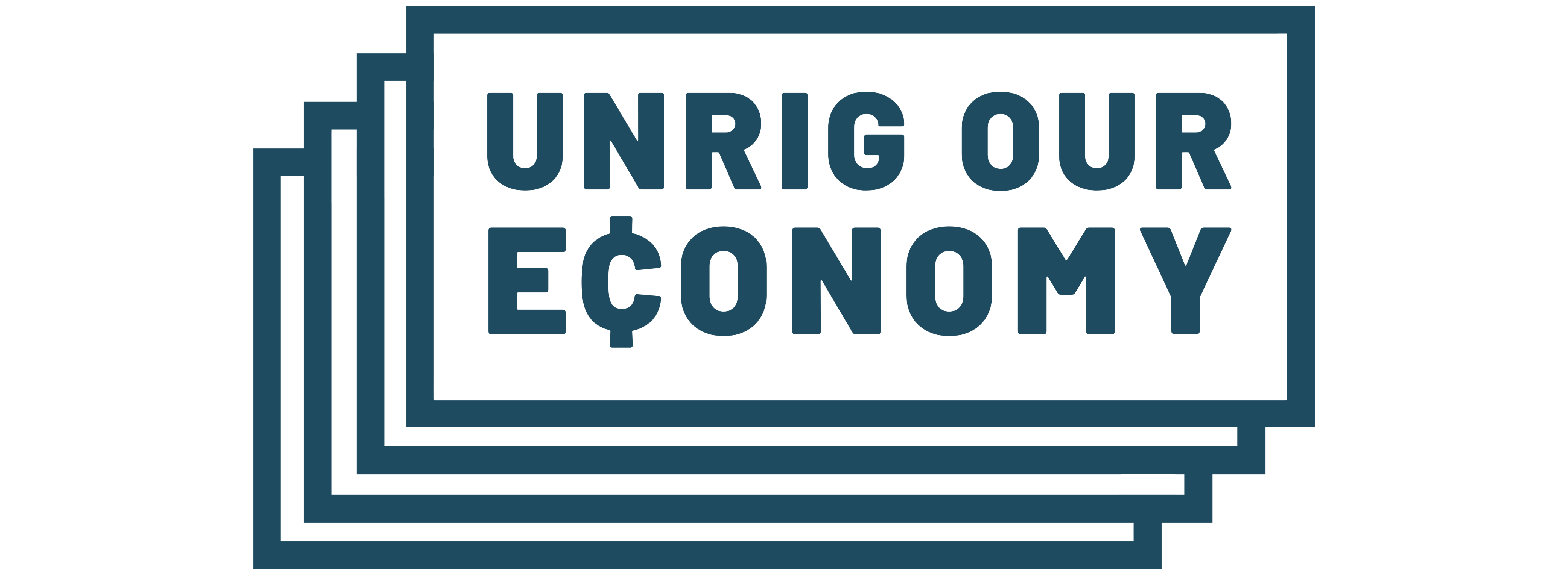 Unrig Our Economy Logo